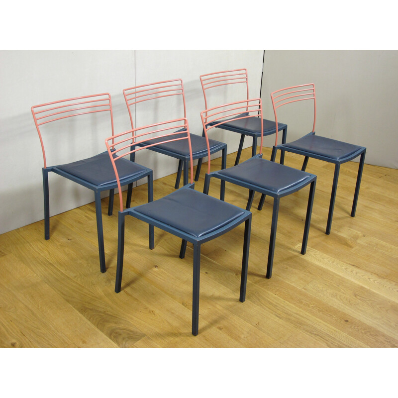 Set of 6 Fermob chairs, Pascal MOURGUE - 1990s