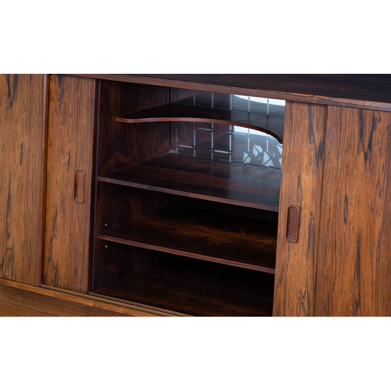 Vintage rosewood enfilade de Børge Seindal para P. Westergaard, Dinamarca 1960