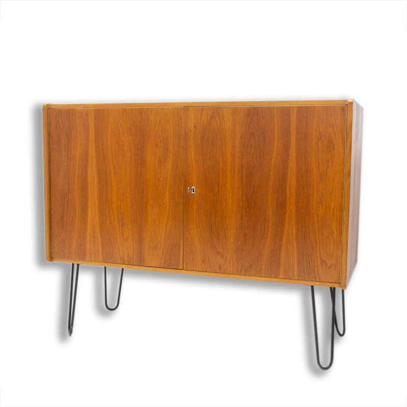 Vintage beechwood sideboard "U-450" by Jiří Jiroutek for Interiér Praha, Czech 1960