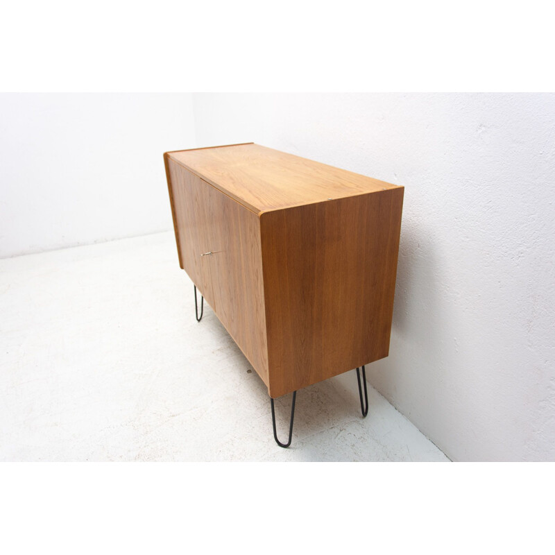 Vintage beechwood sideboard "U-450" by Jiří Jiroutek for Interiér Praha, Czech 1960