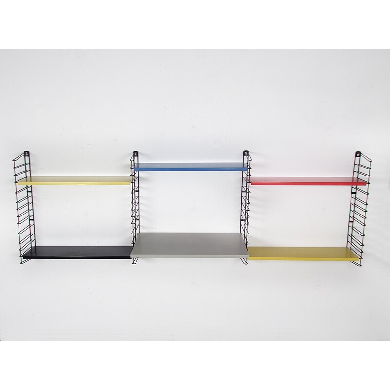Système d'étagères Tomado en métal multicolore, DEKKER - 1960