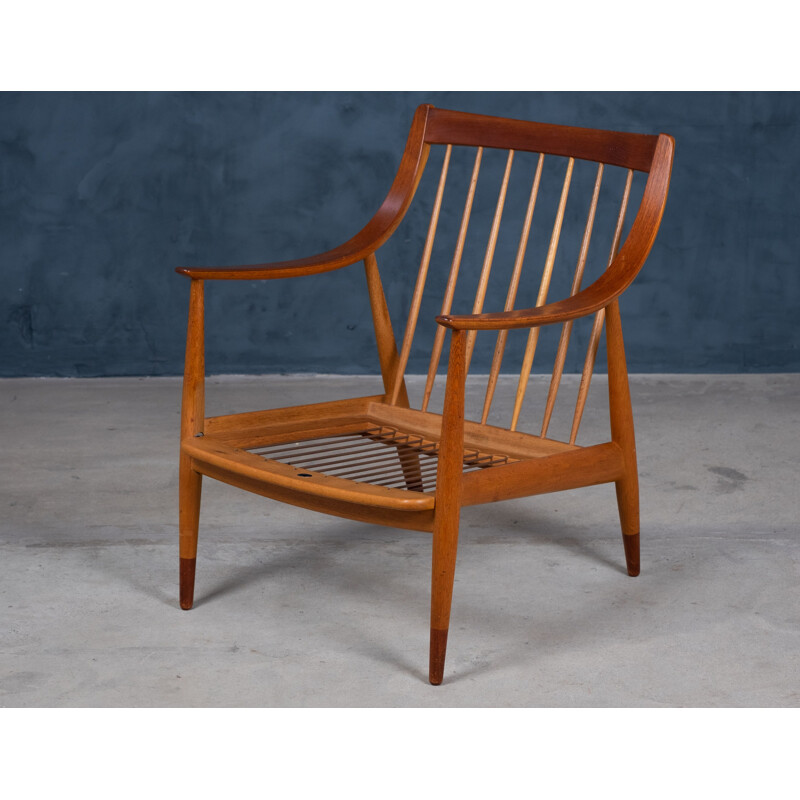 Pair of vintage teak armchairs by Peter Hvidt & Orla Mølgaard-Nielsen, Denmark 1950