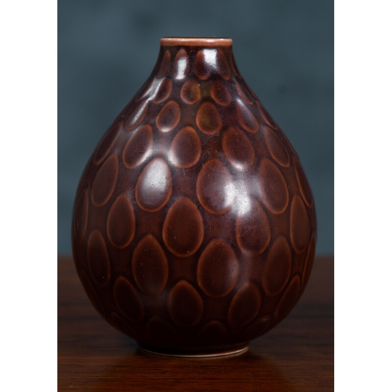 Vintage Marselis Vase aus Aluminiumoxid von Nils Thorsson für Royal Copenhagen, 1950