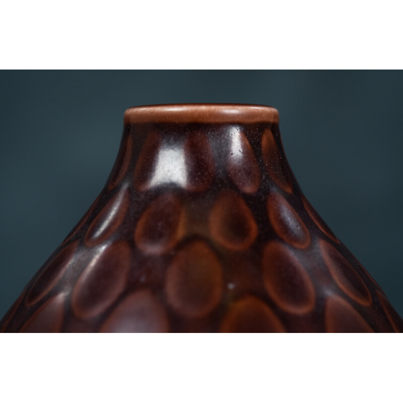 Vintage Marselis Vase aus Aluminiumoxid von Nils Thorsson für Royal Copenhagen, 1950