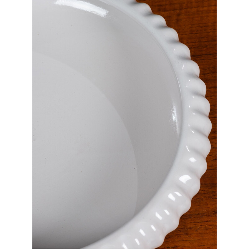 Vintage white bowl "281" by L. Hjorth, Denmark 1960