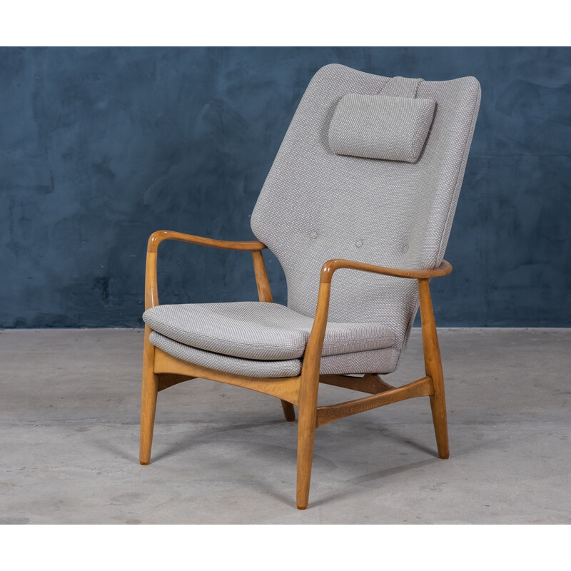 Vintage lounge armchair by Madsen & Schübel, Denmark 1950s