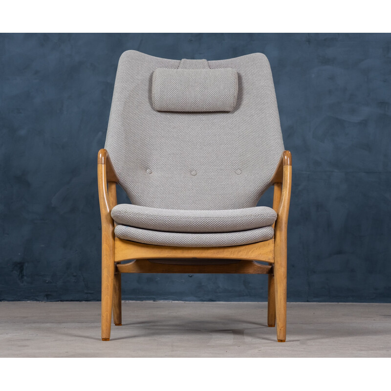 Vintage lounge armchair by Madsen & Schübel, Denmark 1950s