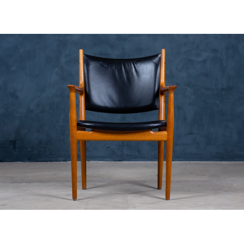 Paire de fauteuils vintage en teck "JH-513" par Hans J. Wegner pour Johannes Hansen
