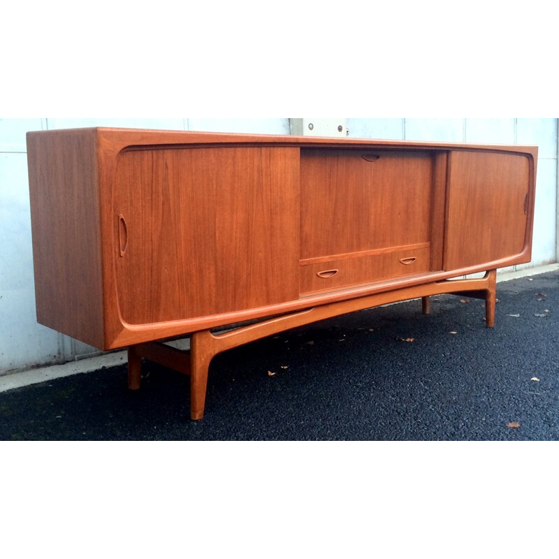 Jensen & Molholm sideboard in teak, Ærthøj JENSEN & Tage MØLHOLM - 1960s