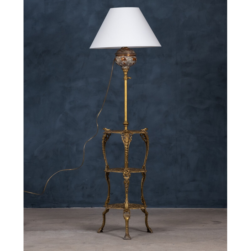 Vintage Danish floor lamp, 1940s