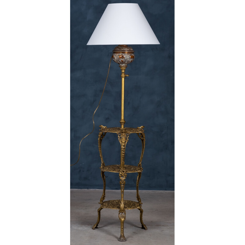 Vintage Danish floor lamp, 1940s