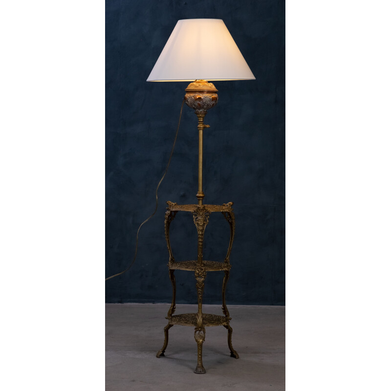 Vintage Danish floor lamp, 1940s