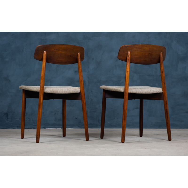 Set of 4 vintage rosewood chairs by Harry Østergaard for Randers Møbelfabrik, 1960