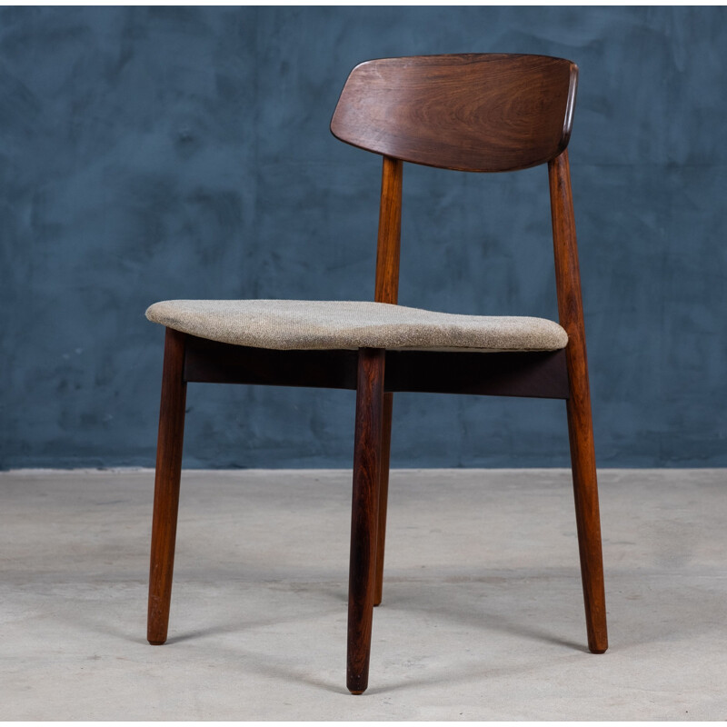 Set of 4 vintage rosewood chairs by Harry Østergaard for Randers Møbelfabrik, 1960