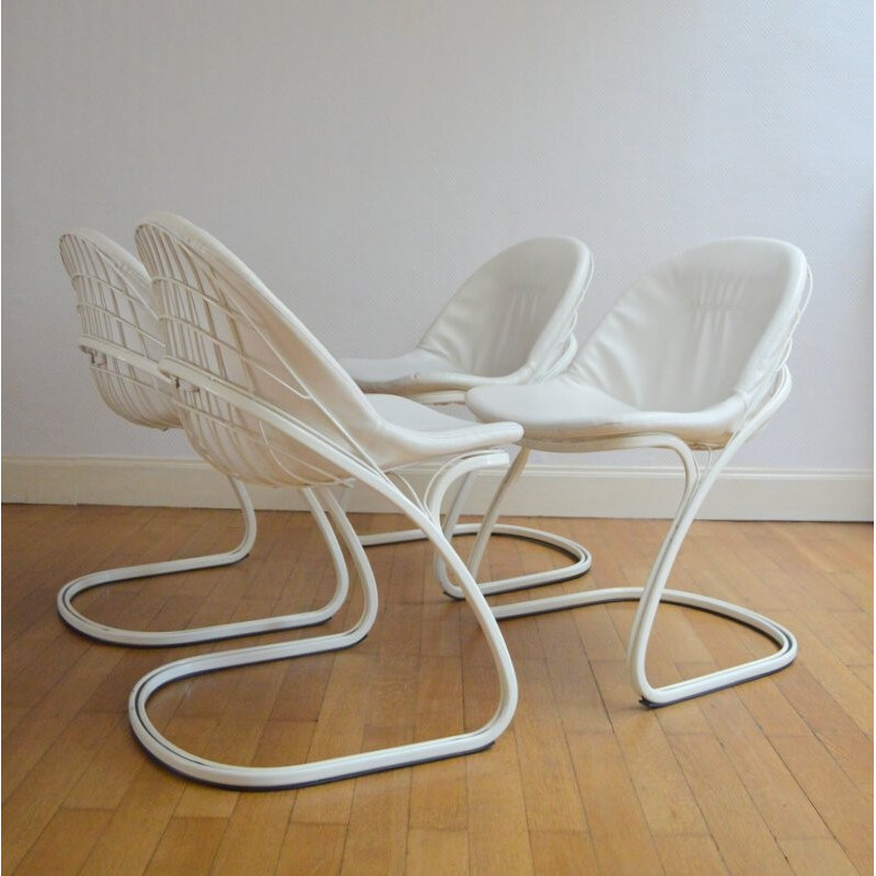 Set of 4 Sabrina chairs, Gastone RINALDI - 1970s