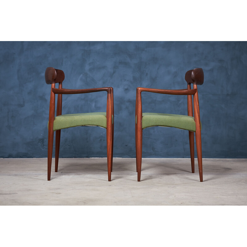 Pair of vintage teak armchairs by Johannes Andersen for Uldum Møbelfabrik, 1960s