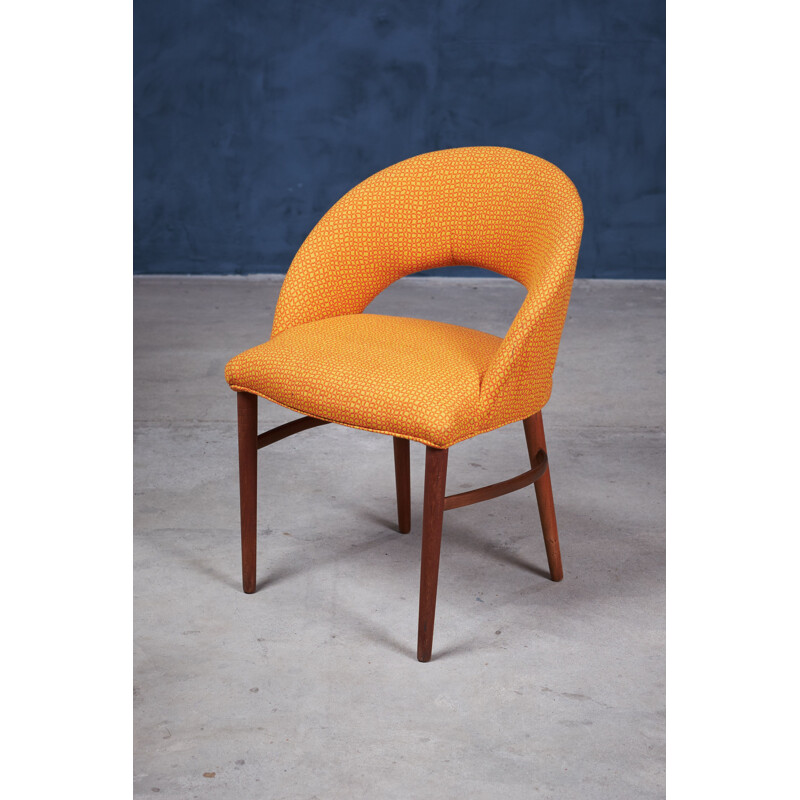 Cadeira de braços de teca Vintage Vanity de Frode Holm, 1960