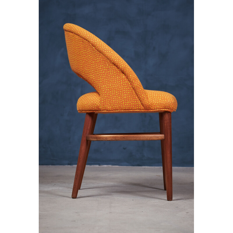 Vintage teak Vanity armchair by Frode Holm, 1960s