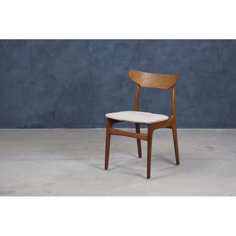 Set of 6 vintage Danish teak dining chairs by Schiønning & Ellegaard for Randers Møbelfabrik, 1960s