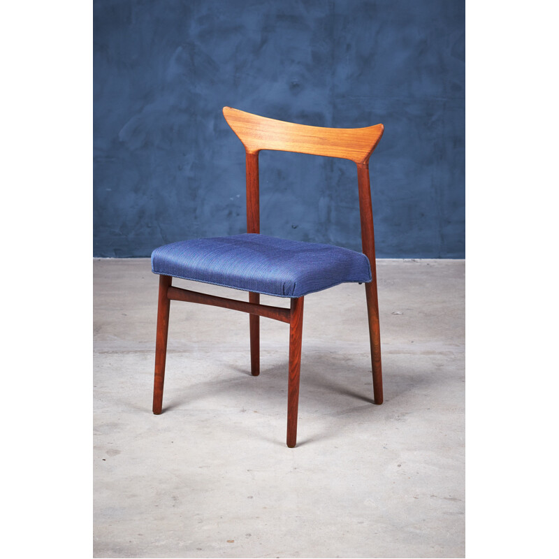 Set van 6 vintage Deense teakhouten stoelen van Kurt Østervig, 1960