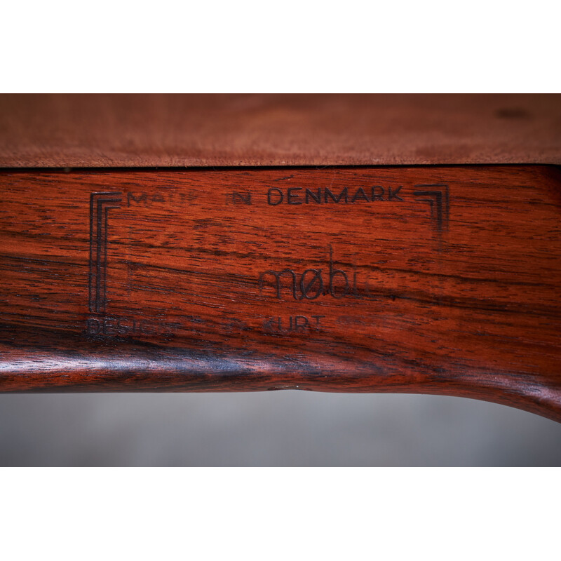Satz von 6 dänischen Vintage-Stühlen aus Palisanderholz von Kurt Østervig für Kp Møbler