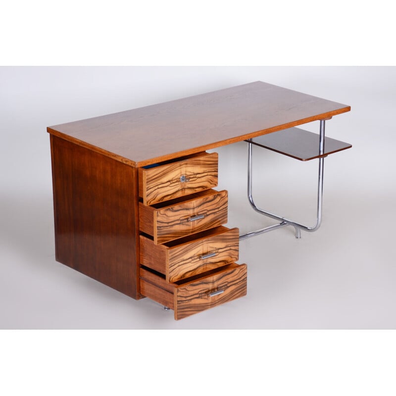 Vintage Halabala desk H180, 1930s