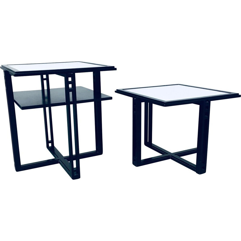 Paire de tables d'appoint - umberto asnago