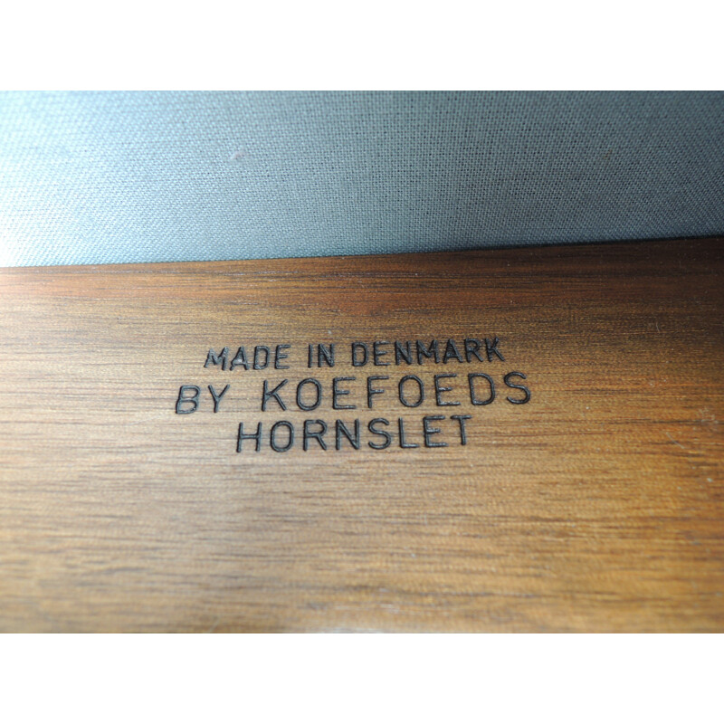 Set of 4 Koefoed Hornslet chairs, Niels KOEFOEDS - 1960s