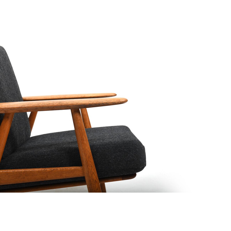 Vintage Ge-240 cigar armchair by Hans J. Wegner for Getama, Denmark 1950s