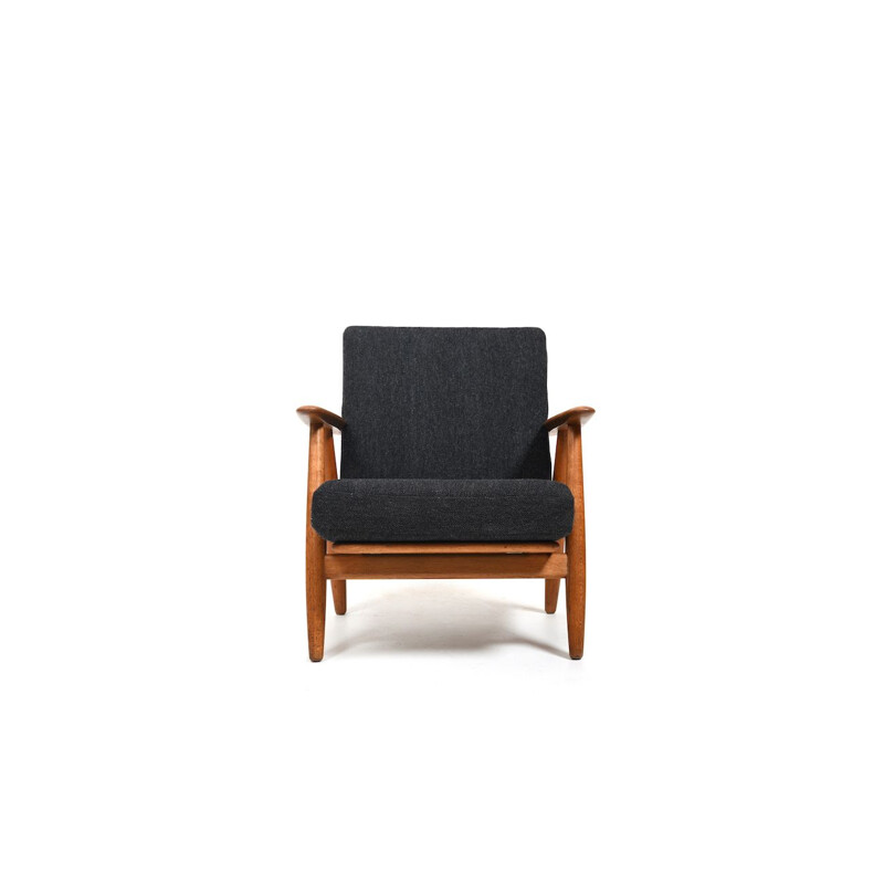 Vintage Ge-240 cigar armchair by Hans J. Wegner for Getama, Denmark 1950s