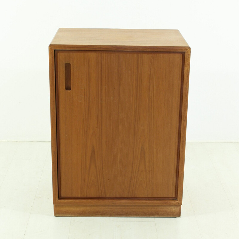 Small Scandinavian shoe cupboard in teak - 1960s