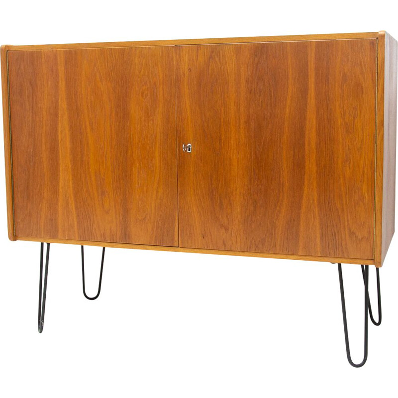 Vintage beechwood sideboard "U-450" by Jiří Jiroutek for Interiér Praha, Czech 1960