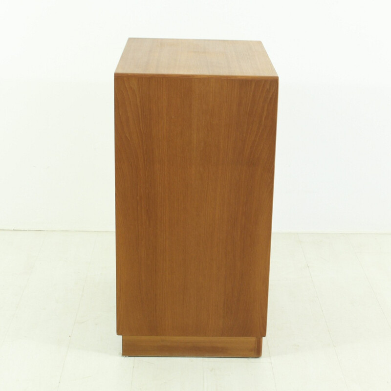 Small Scandinavian shoe cupboard in teak - 1960s