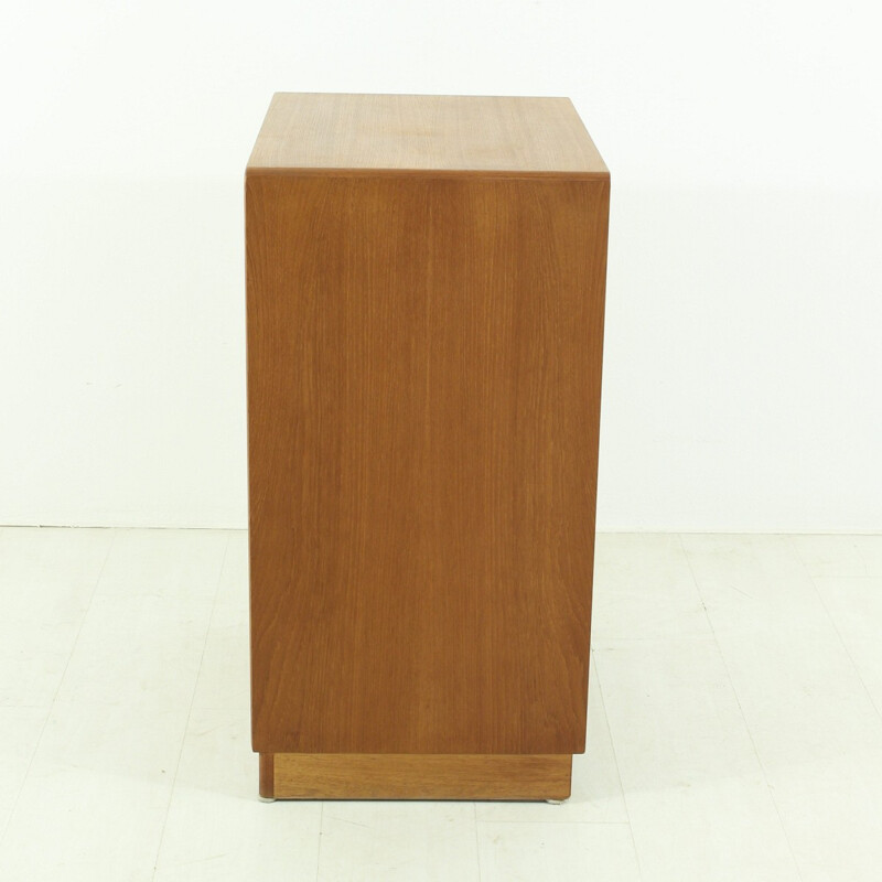 Small Scandinavian shoe cupboard in teak - 1960s