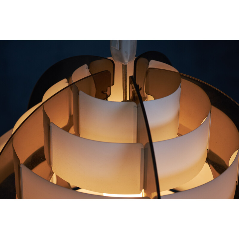 Lámpara de suspensión danesa vintage de Flemming Brylle y Preben Jacobsen