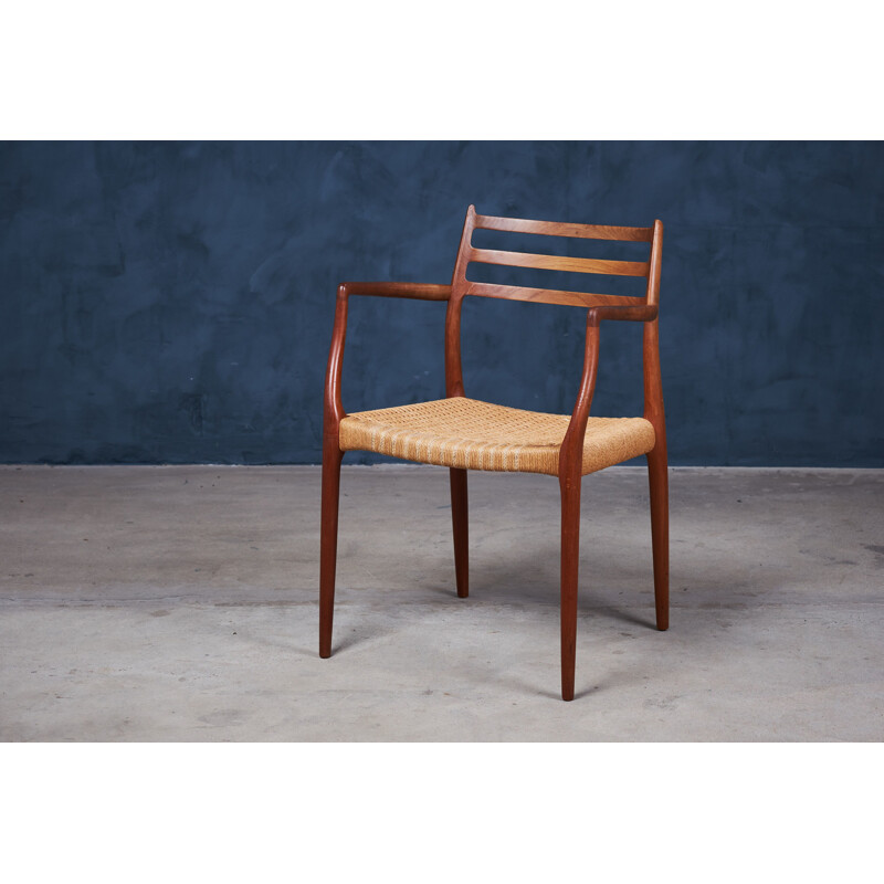 Fauteuil vintage modèle 62 en teck de Niels Otto Møller, Danemark 1960