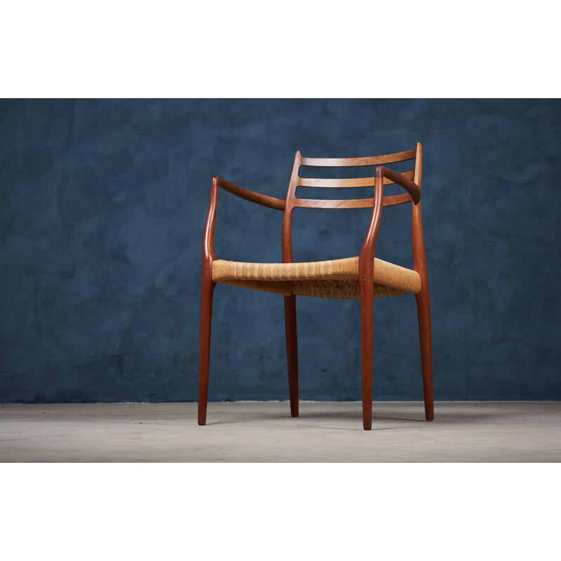 Vintage teak armchair model 62 by Niels Otto Møller, Denmark 1960s