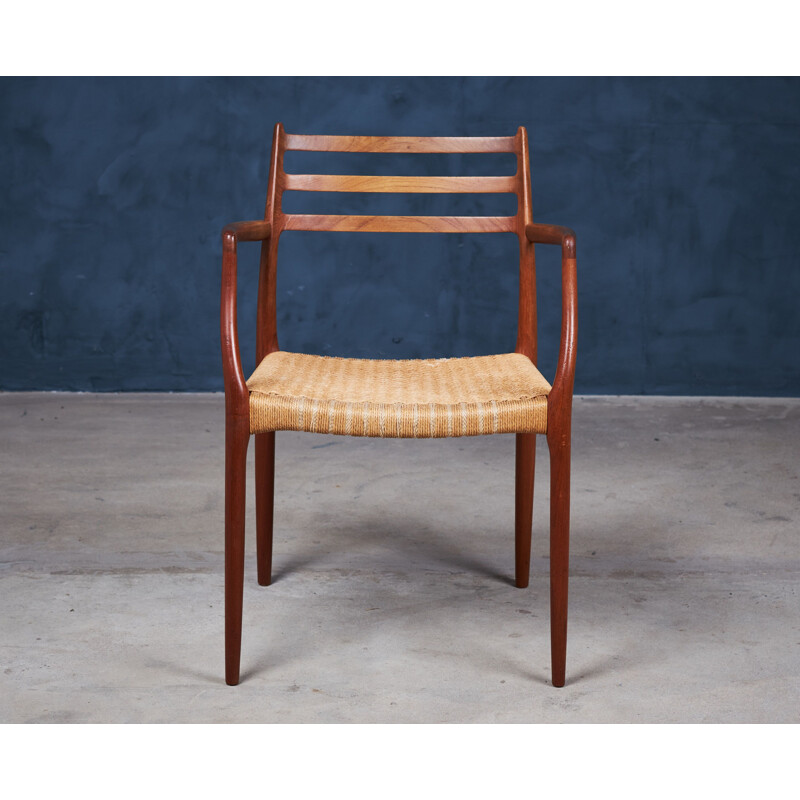 Vintage teak armchair model 62 by Niels Otto Møller, Denmark 1960s