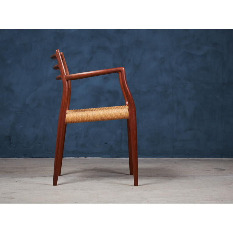 Vintage teak armchair model 62 by Niels Otto Møller, Denmark 1960s