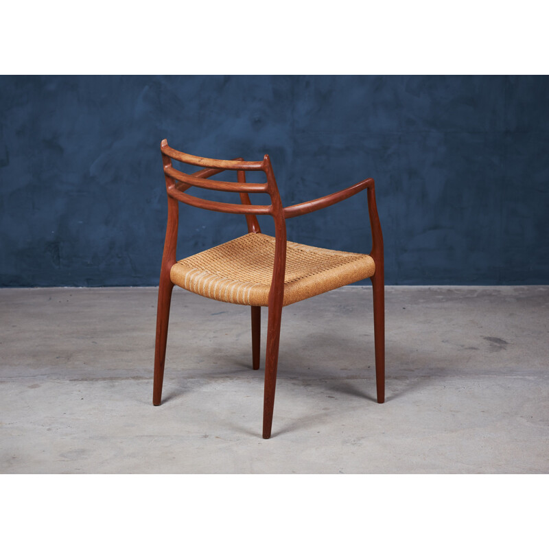 Vintage teak armchair model 62 by Niels Otto Møller, Denmark 1960s