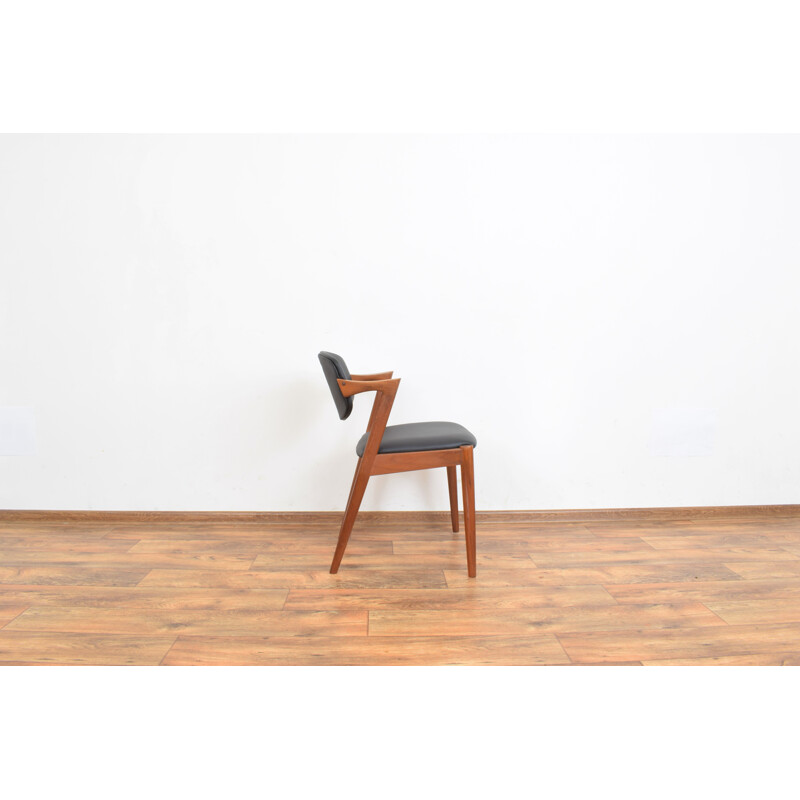 Vintage teak armchair model 42 by Kai Kristiansen for Schou Andersen, 1960