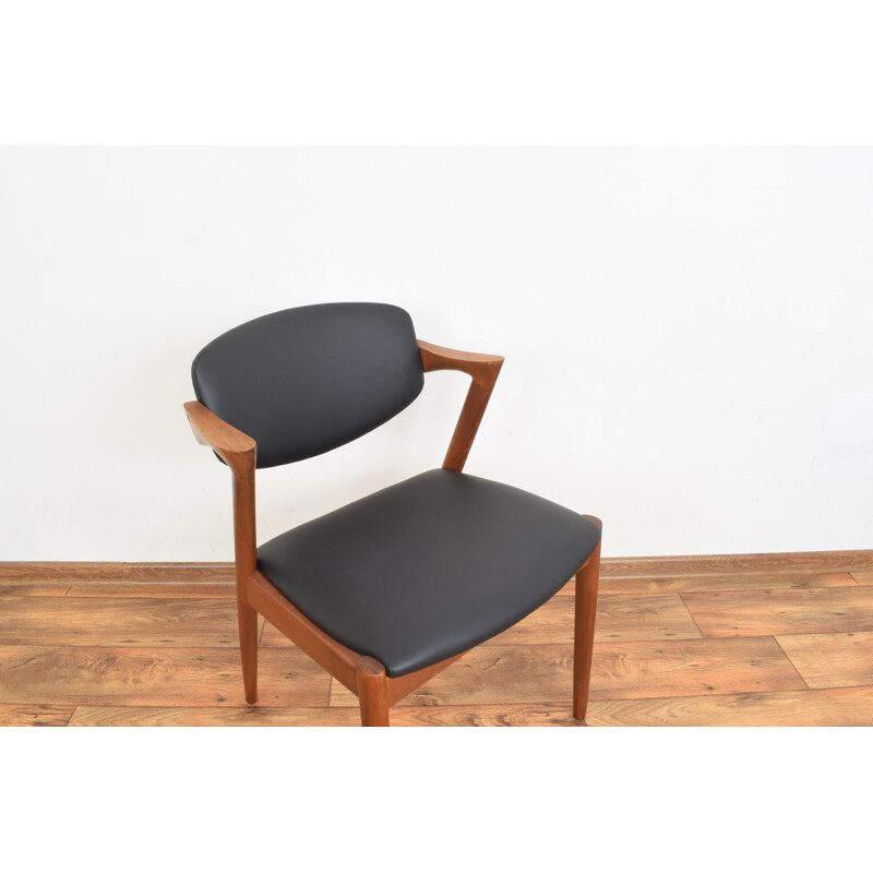 Vintage teak armchair model 42 by Kai Kristiansen for Schou Andersen, 1960