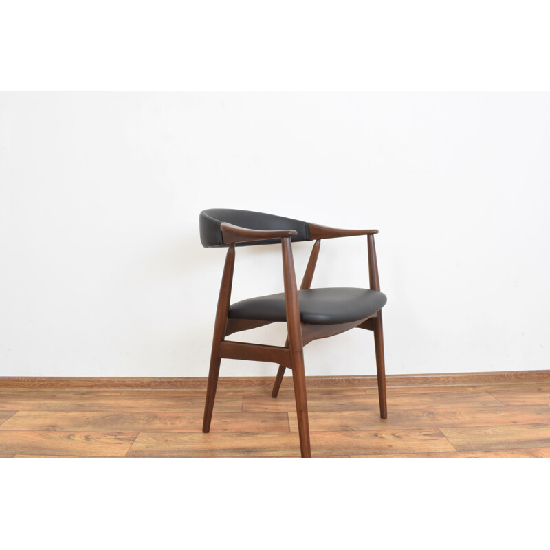 Vintage armchair model 213 in teak by Th. Harlev for Farstrup Møbler, Denmark 1950s