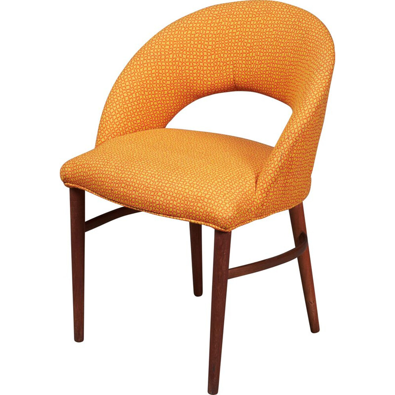 Cadeira de braços de teca Vintage Vanity de Frode Holm, 1960