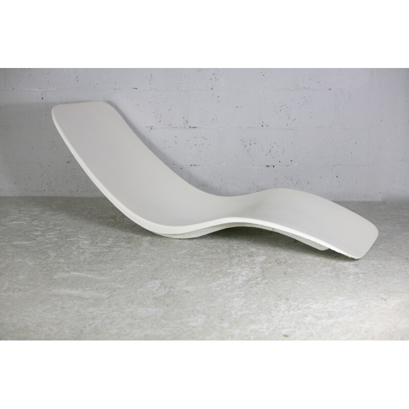 Vintage-Lounge-Sessel aus Fiberglas von Charles Zublena, 1965