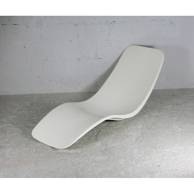 Cadeira em fibra de vidro Vintage por Charles Zublena, 1965
