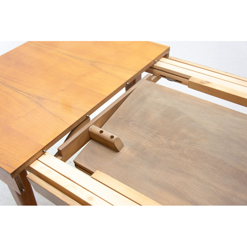 Mid century adjustable dining table by Jindřich Halabala, Czechoslovakia 1950s