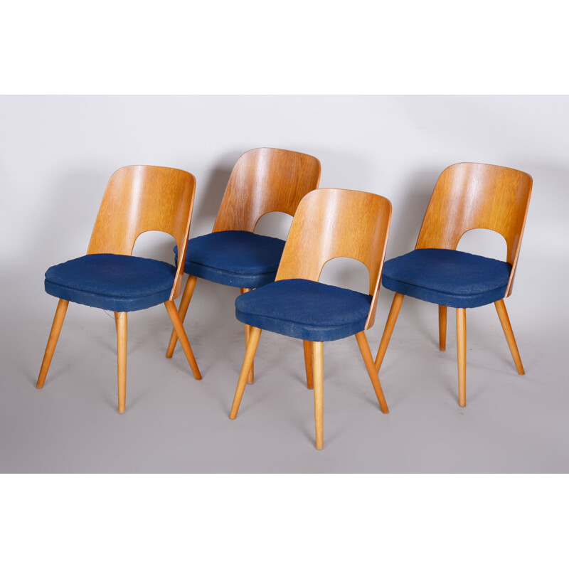 Ensemble de 4 chaises vintage par Oswald Haerdtl, 1950