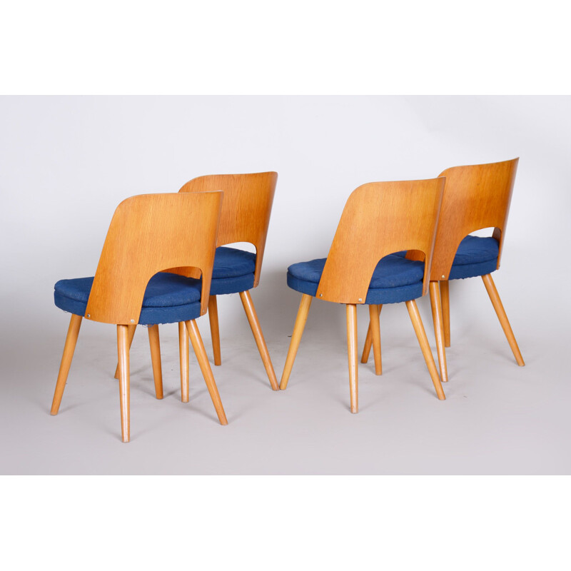 Set of 4 mid century dining chairs by Oswald Haerdtl, 1950s