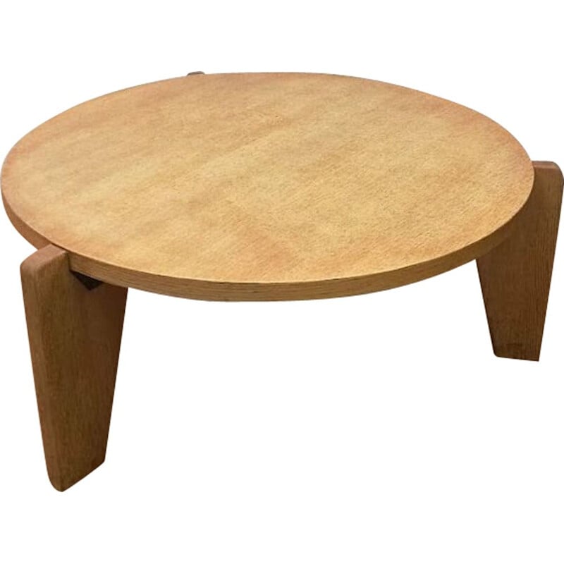 Table basse vintage en bois par Jean Prouvé pour Vitra, 2002